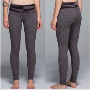 Lululemon Wunder Under Herringbone Leggings